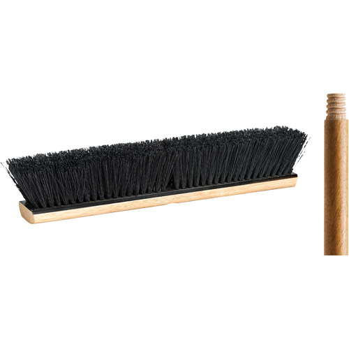 Balai-brosse avec manche, 18", Moyen, Soies Tampico Auto-Cam