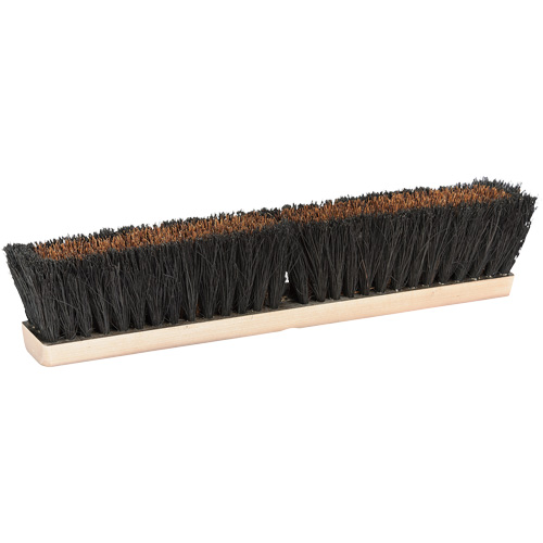 Push Broom Head, 36", Coarse/Medium, Tampico/Palmyra Bristles Auto-Cam