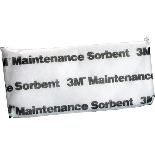 Tampon absorbant de maintenance, Huile seulement, 15" lo x 7" la, 12,6 gal absorption/pqt Auto-Cam