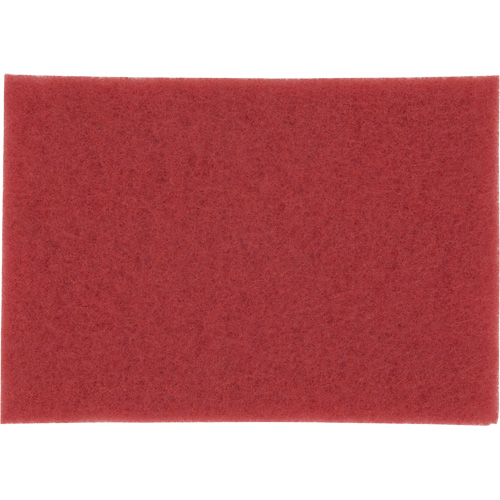 Tampon haute performance, 14" x28", Lustrage/Nettoyage, Rouge Auto-Cam