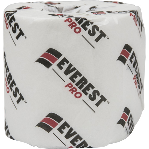 Everest Pro Toilet Paper, 2 Ply, 420 Sheets/Roll, 105' Length, White Auto-Cam