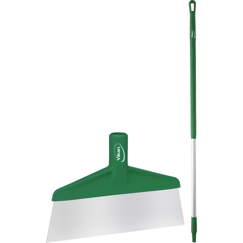 Floor Scraper with Handle, Green, 9-3/5" W x 55-9/10" L Auto-Cam
