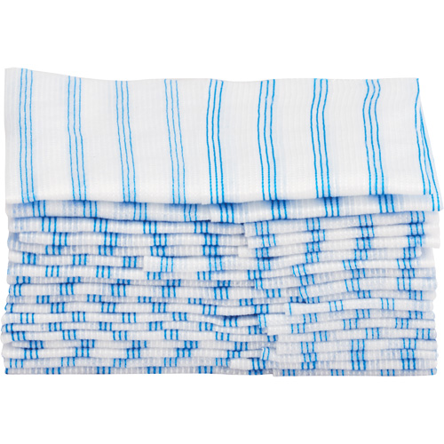 Chiffons jetables, Microfibre, Bleu/Blanc Auto-Cam