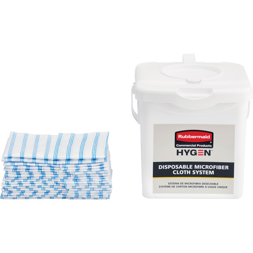 Microfibre Cloth Charging Bucket, White Auto-Cam