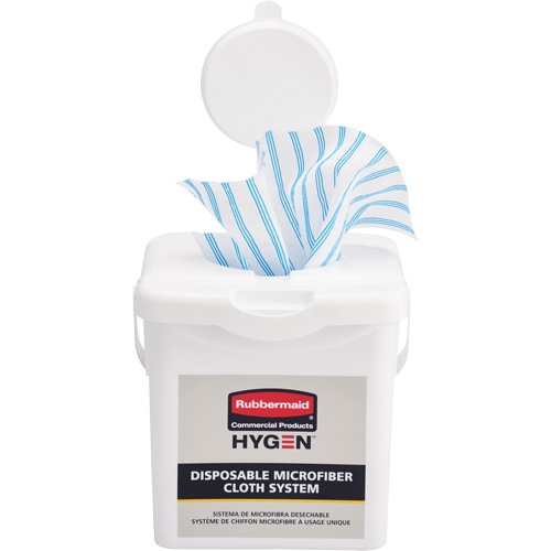 Microfibre Cloth Charging Bucket, White Auto-Cam