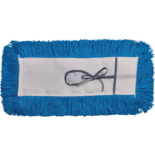 Static-H Dust Mop, Tie-On Style, Nylon, 60" L x 5" W Auto-Cam
