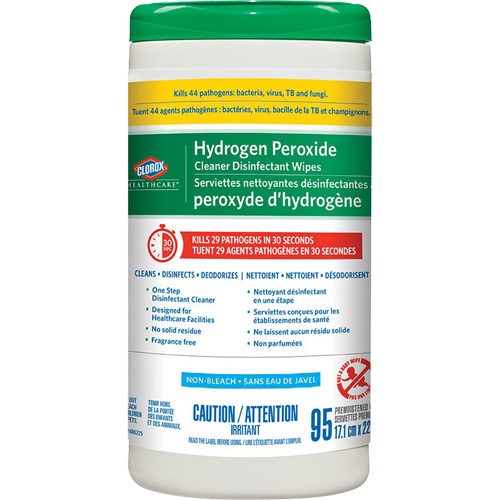 Healthcare&reg; Hydrogen Peroxide Cleaner Disinfecting Wipes, 95 Count Auto-Cam