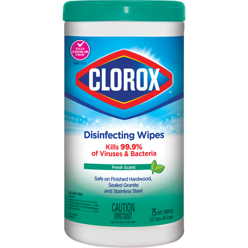 Lingettes d&eacute;sinfectantes, 75 lingettes Auto-Cam