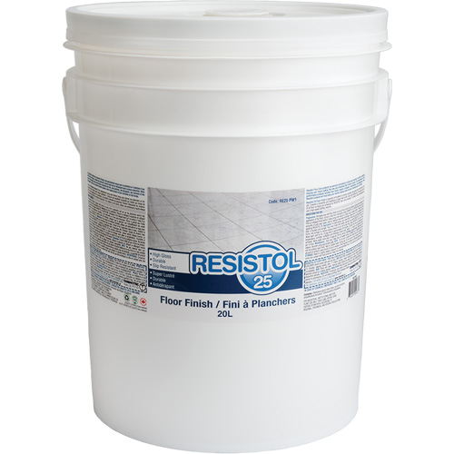 Resistol 25 Floor Finish, 20 L, Pail Auto-Cam