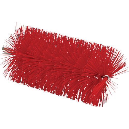 Brosse de 3,5" pour manche &agrave; tige flexible, Soies Moyen, Longueur de 7-7/10", Rouge Auto-Cam