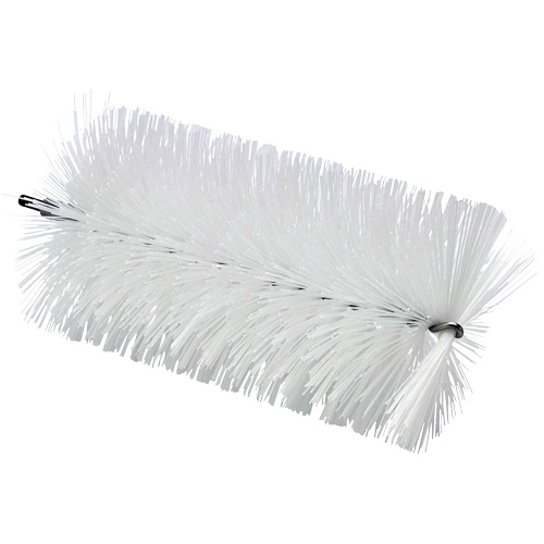Brosse de 3,5" pour manche &agrave; tige flexible, Soies Moyen, Longueur de 7-7/10", Blanc Auto-Cam