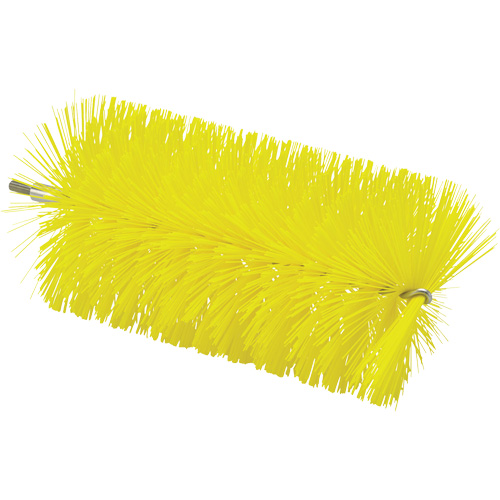 Brosse de 3,5" pour manche &agrave; tige flexible, Soies Moyen, Longueur de 7-7/10", Jaune Auto-Cam