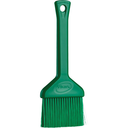 3" Pastry Brush, Soft Bristles, 7-3/4" Long, Green Auto-Cam