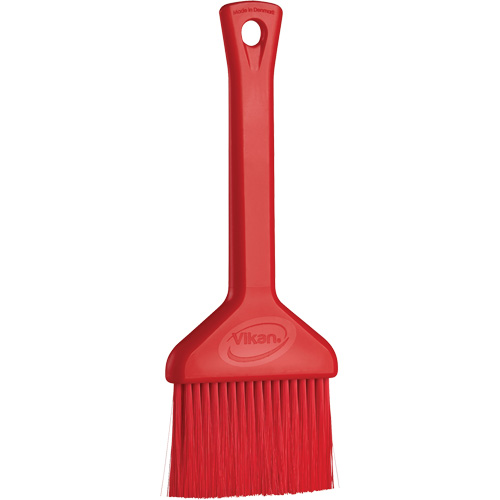 3" Pastry Brush, Soft Bristles, 7-3/4" Long, Red Auto-Cam