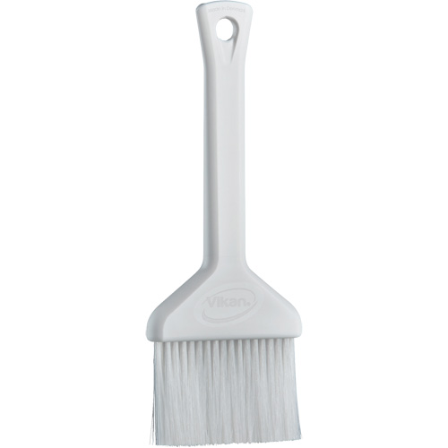 3" Pastry Brush, Soft Bristles, 7-3/4" Long, White Auto-Cam