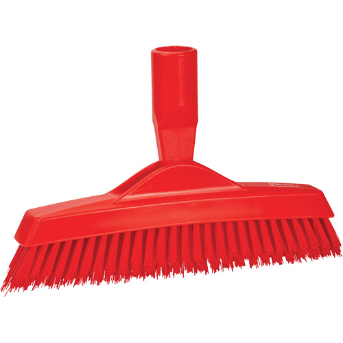 Grout Brush, Stiff Bristles, 9-1/4" Long, Red Auto-Cam