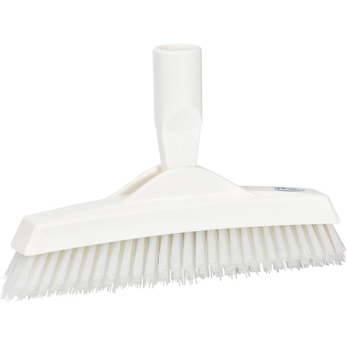 Grout Brush, Stiff Bristles, 9-1/4" Long, White Auto-Cam
