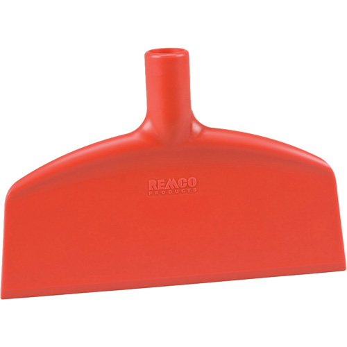 Nylon Floor Scraper, Red, 10-1/4" W x 7" L Auto-Cam