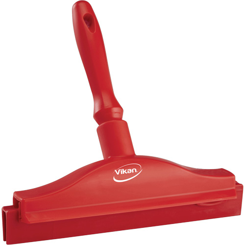 Raclette &agrave; lame double ultra hygi&eacute;nique, 10", Rouge Auto-Cam