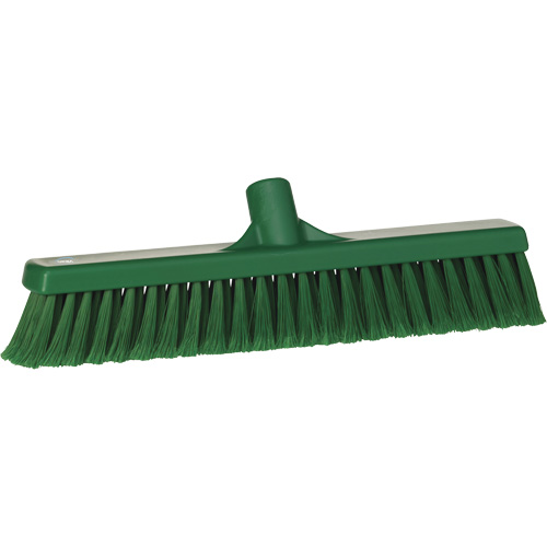 Balai-brosse pour particules fines, Crins Fin/&agrave; bout ouvrant, 16-1/4", Polypropyl&egrave;ne, Vert Auto-Cam