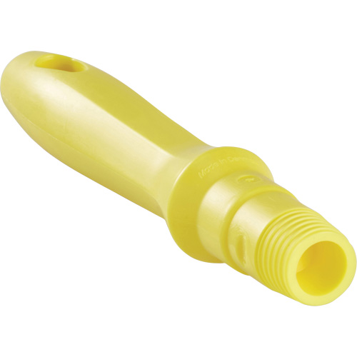 Mini manche, Brosse/Support &agrave; tampon/Grattoir/Raclette, Jaune, Standard, 6-1/4" lo Auto-Cam