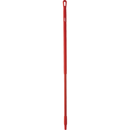 Handle, Broom/Brush/Pad Holder/Scraper/Squeegee, Red, Standard, 51-1/2" L Auto-Cam