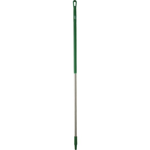 Handle, Broom/Brush/Pad Holder/Scraper/Squeegee, Green, Ergonomic, 59" L Auto-Cam
