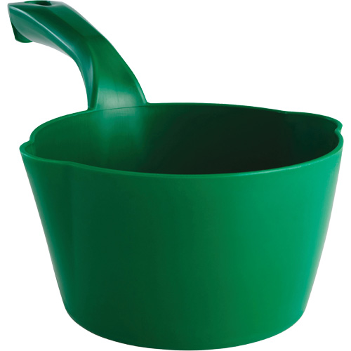 Round Bowl Scoop, Plastic, Green, 32 oz. Auto-Cam