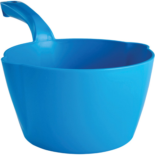 Round Bowl Scoop, Plastic, Blue, 64 oz. Auto-Cam