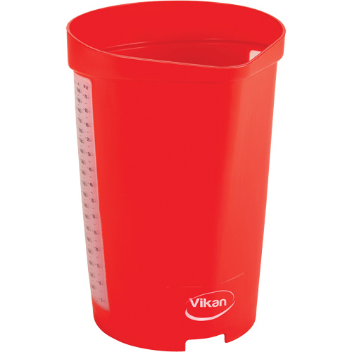 Cruche gradu&eacute;e, Plastique, Rouge, 65 oz Auto-Cam