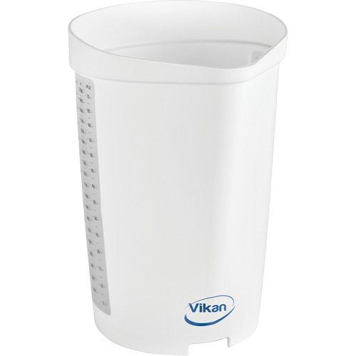 Cruche gradu&eacute;e, Plastique, Blanc, 65 oz Auto-Cam