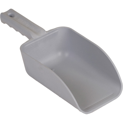 Metal Detectable Hand Scoop, Plastic, Grey, 32 oz. Auto-Cam