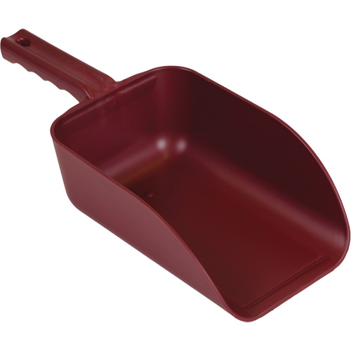Metal Detectable Hand Scoop, Plastic, Red, 82 oz. Auto-Cam