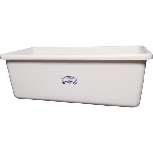 Transport Storage Tub, Plastic, White Auto-Cam