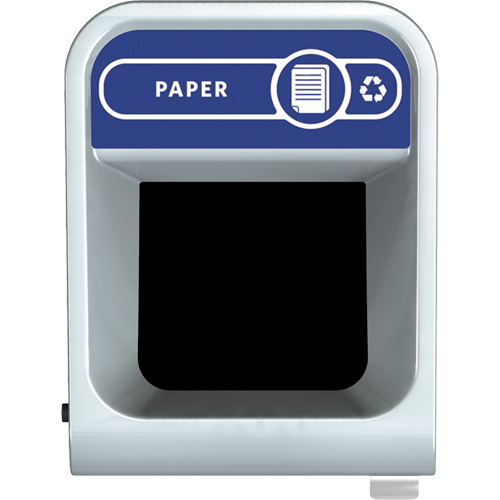 Conteneur pour d&eacute;chets de papier Configure, Vrac/Bord de rue/De bureau, Acier, 23 gal. US Auto-Cam