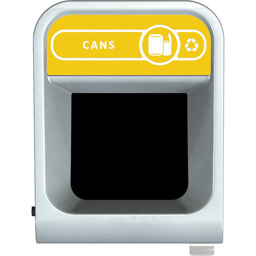 Conteneur pour d&eacute;chets de bidon Configure, Vrac/Bord de rue/De bureau, Acier, 23 gal. US Auto-Cam