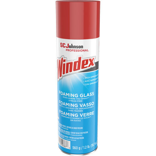 Windex&reg; Foaming Glass Cleaner, 560 g, Aerosol Can Auto-Cam
