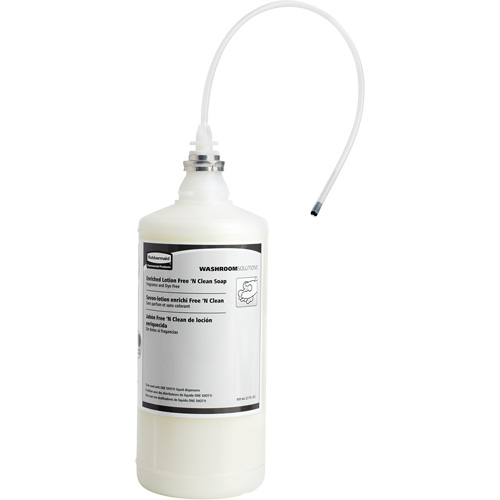 Recharge de savon liquide sans parfum et sans colorant OneShot, Cr&egrave;me, 800 ml, Sans parfum Auto-Cam