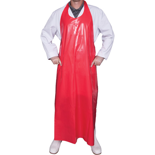 Top Dog 6 Mil. Apron, Polyurethane, 45" L x Red Auto-Cam
