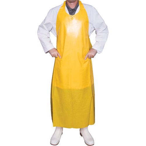 Top Dog 8 Mil. Apron, Polyurethane, 45" L x Yellow Auto-Cam