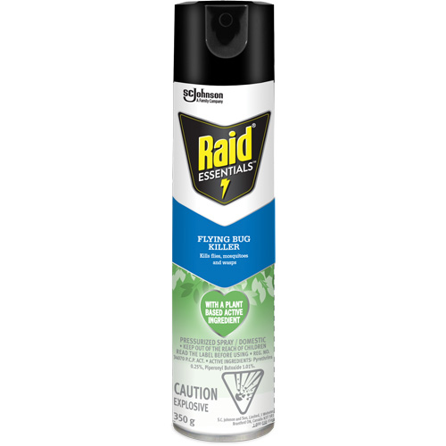 Raid&reg; Essentials Flying Bug Killer, 350 g, Aerosol Can Auto-Cam