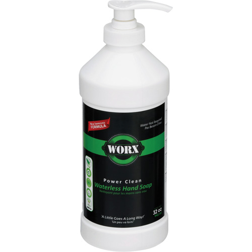 Power Clean Waterless Hand Soap, Liquid, 945 ml, Unscented Auto-Cam