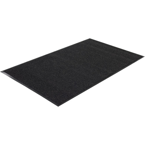 Twin Rib Matting, Wiper/Scraper, 2' x 3' x 1/4", Charcoal Auto-Cam