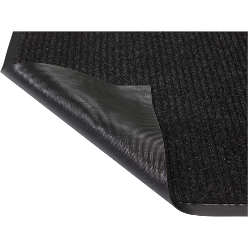 Twin Rib Matting, Wiper/Scraper, 2' x 3' x 1/4", Charcoal Auto-Cam