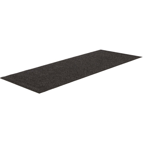 Supreme Knob Entrance Matting, Wiper/Scraper, 13-5/12' x 75-1/2' x 7/16", Charcoal Auto-Cam