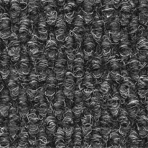 Supreme Knob Entrance Matting, Wiper/Scraper, 13-5/12' x 75-1/2' x 7/16", Charcoal Auto-Cam