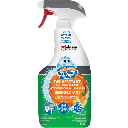 Nettoyant d&eacute;sinfectant pour toilette Scrubbing Bubbles, 32 oz, Bouteille &agrave; g&acirc;chette Auto-Cam