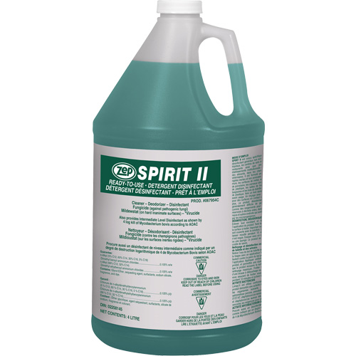 D&eacute;tergent d&eacute;sinfectant Spirit II, 4 L, Cruche Auto-Cam