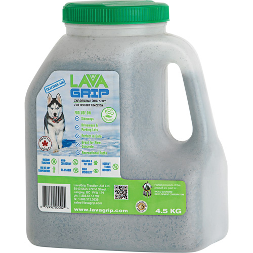 LavaGrip Traction-Aid, Container Size 9.9 lbs. (4.5 kg), Jug Auto-Cam