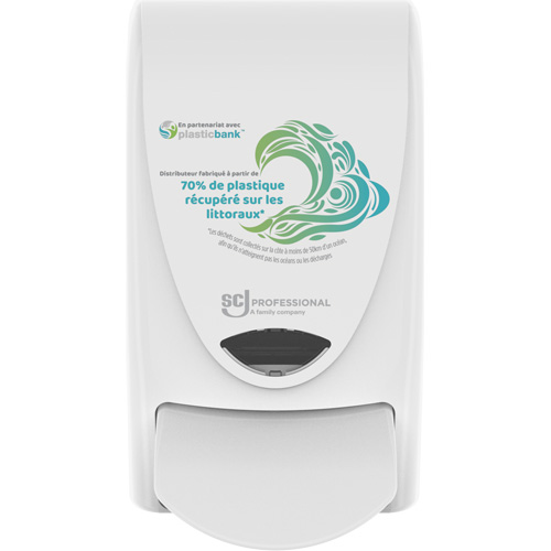 Distributeur de savon manuel Proline Wave, Pompe, Capacit&eacute; de 1000 ml, Format Cartouche de recharge Auto-Cam